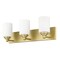Z-Lite Soledad Vanity, 3-Light, 23 In.W x 6 In.L x 7.5 In.H, Brushed Gold/White 485-3V-BG - alternate 6